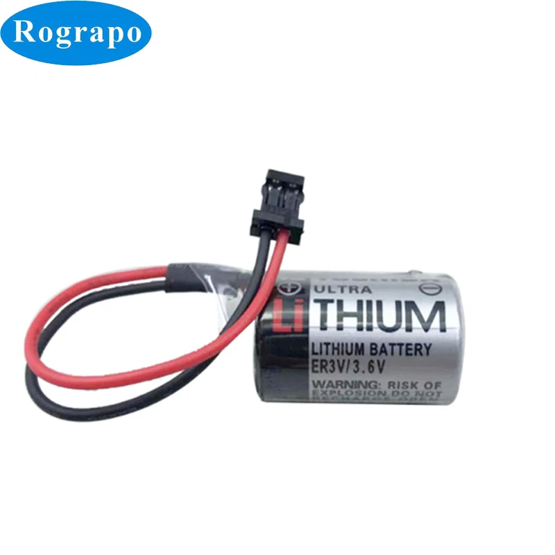 ret Socialisme stivhed New 3.6v Lithium Replacement Battery For Toshiba Er3v /3.6v Plc Jzsp-ba01  Er6v / Omron Cpm2a-bat01 2 Wire Plug Accumulator - Digital Batteries -  AliExpress
