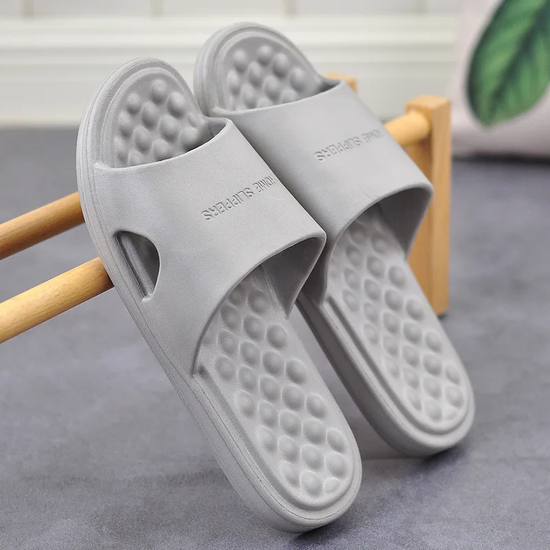 

Slippers Home sole massage slippers indoor silent home bathroom non-slip slippers shoes for men women shoes