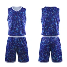 Для мужчин wo красочные баскетбольные Джерси рубашки шорты набор пустые баскетбольные майки колледжа костюм униформа персонализированные печати на заказ