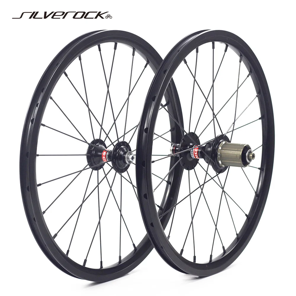 SILVEROCK Литые колеса 16 &quot1 3/8&quot 349 в обод тормоза 8 11s 74 мм 130 м Novatec для GUST детские