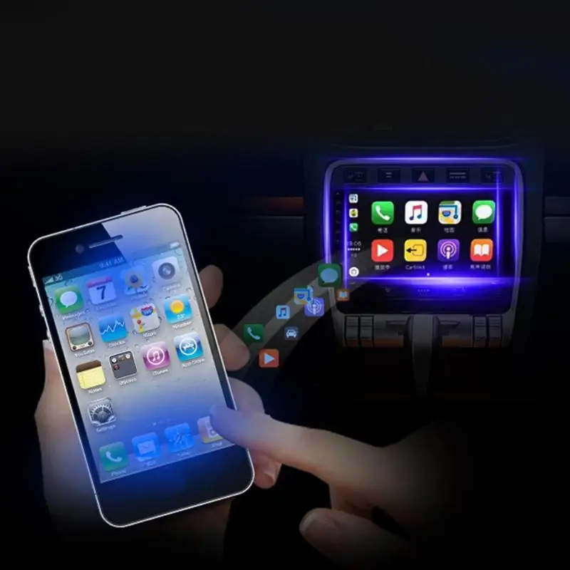 Мини Портативный USB CarPlay Смарт автомобильное звено ключ Автомобильная короткая тяга палка для Apple Android навигация музыкальный плеер для iPhone Android