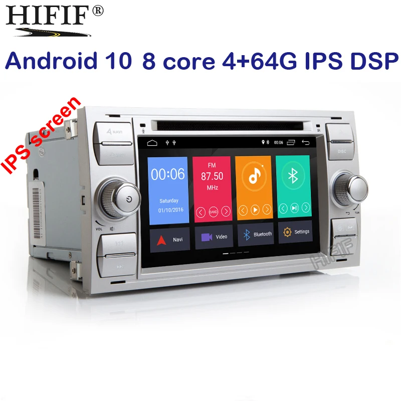 Автомобильный DVD плеер PX5 на Android 10 с восьмиядерным процессором GPS Wi Fi 4G для FORD S Max