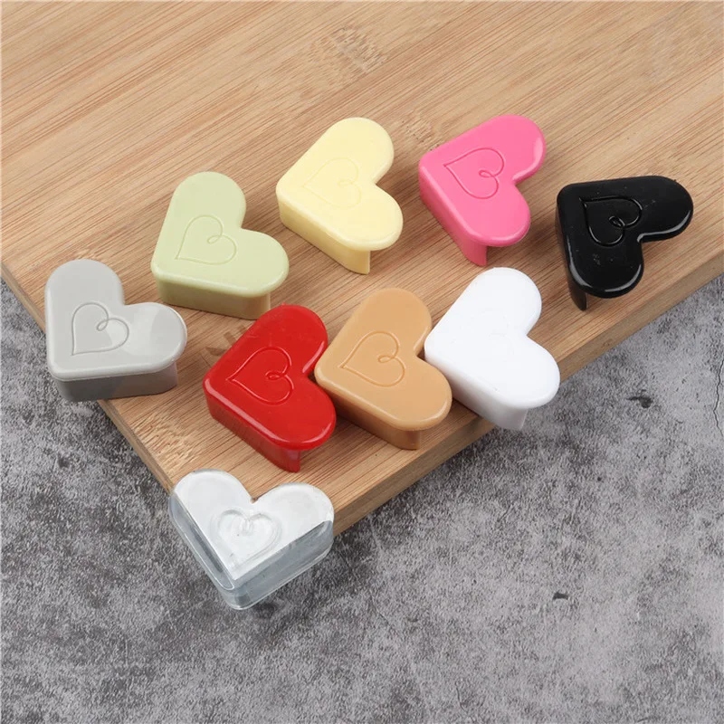 

4PCS Heart-shaped Baby Corner Protection Transparent Anti-collision Right Angle Table Edge Guards Cover Baby Safety Furnitures