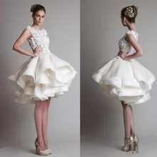 Элегантные коктейльные платья трапециевидной формы длиной до колена с цветами короткие платья для встречи выпускников