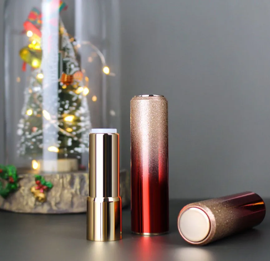 Новое поступление 4 г бальзам для губ трубы с зеркалом пустой черный Lip stick Трубки DIY Блеск для губ упаковки
