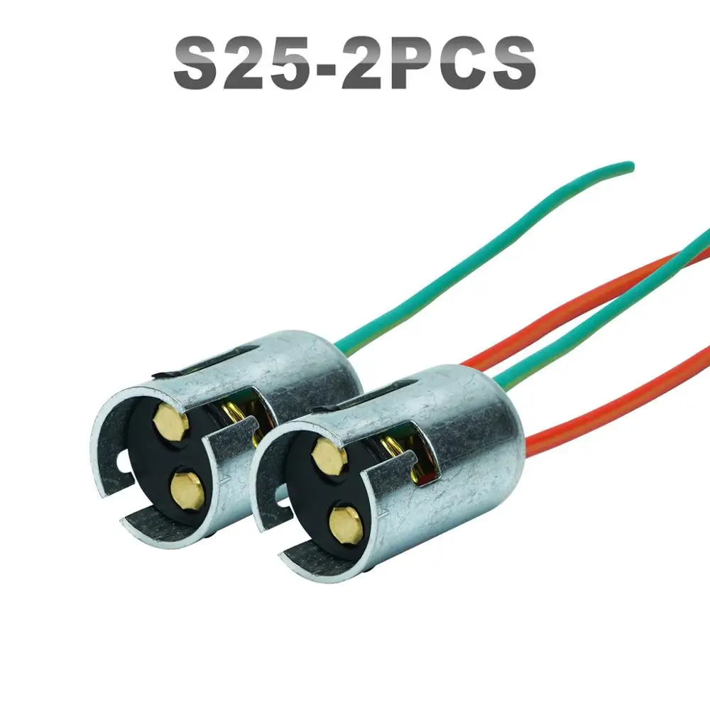S25 Double Point JGAUT T10 черный серый Программируемый разъем T10 жесткий разъем S25 одна двойная точка с проводкой контроллер дневных ходовых огней - Цвет: S25 Double Point