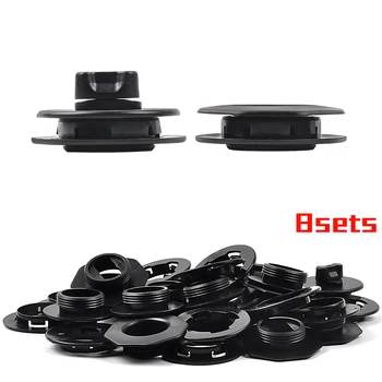 

QEEPEI 8PCS Car Floor Mat Clips for Double Layer Mat Universal Automotive Carpet Clips Holder Clamps