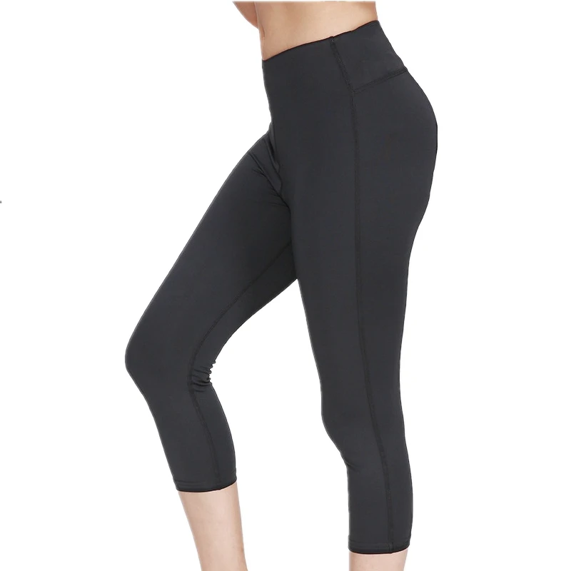 

High Waist Calf-length Yoga Pants Women Yoga Pants Leggings Sport Indoor Fitness Athletic Pants Elastic Breathable Running Pants