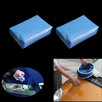 

Wash Clean Clay Kit Set Blue Accessories Parts 2PCS Detailing Truck Auto