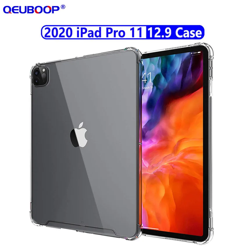 Clear case For 2020 iPad Pro 11 12.9 Drop Resistance Soft cover Apple inch Slim Back | Компьютеры и офис