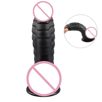 OLO Strapon Big Dick Orgasm Massage Dinosaur Scales Dildo With Suction Cup G-spot Stimulate Real Huge Cock Silicone Sex Toys 4