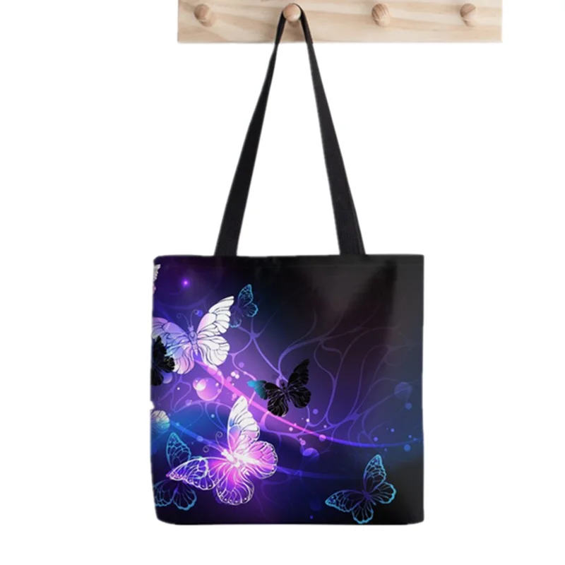 2021 Shopper Alpaca Art Tote Bag Painted Tote Bag women Harajuku shopper handbag girl Shoulder shopping bag Lady Canvas Bag