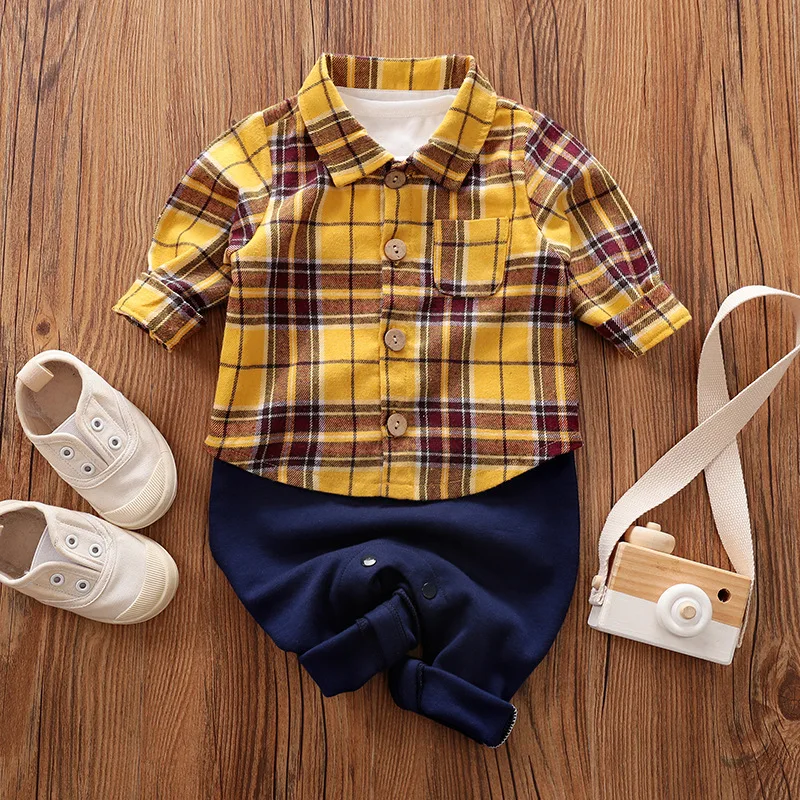 2020 эксклюзивная детская одежда клетчатая рубашка весенне-летний Рождественский