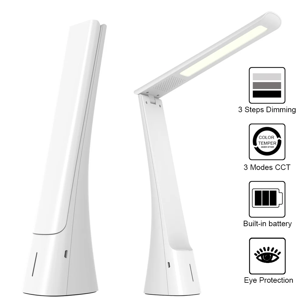 

Artpad Mini Portable Desktop Lamp Touch Control 3 Brightness 3 Mode, Memory Function Desk Light for Study Reading Office Bedroom