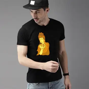 

New Style buddha woman tshirts women plus sizes s-5xl formal normal