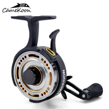 CAMEKOON FL501L Рыболовная катушка Freefall 2,5: 1 Передаточное отношение левша извлечение керамической лески направляющая Встроенная зимняя ледовая Рыболовная катушка