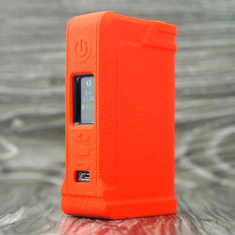 2 шт. силиконовый чехол для Lost Vape паранормальная DNA 75C текстура кожи резиновый