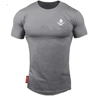 2021 nowa markowa odzież fitness Running t shirt mężczyźni O-neck t-shirt bawełna kulturystyka koszulki sportowe topy gym men t shirt