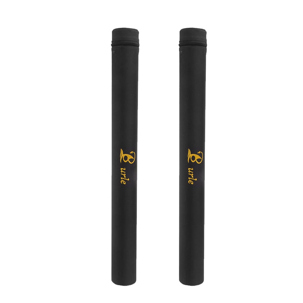 2pcs Hard Fly Fishing Rod Tube Rod Case Fishing Rods Storage Bag with Carry Straps 75cm 85cm