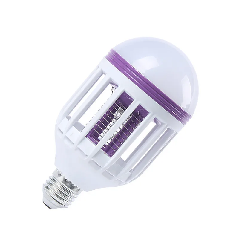120 в 230 В E26/E27 Светодиодный светильник от комаров 15 Вт 2 в 1 мяч со светодиодом анти-репеллент муха ошибка ловушка для насекомых Zapper Killer Светодиодный УФ-лампа