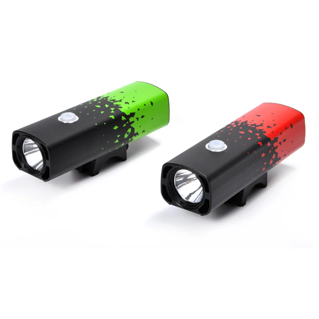 Discount Bike light USB Rechargeable LED Bicycle Bright Front Headlight Lamp waterproof LED Flashlight Lantern Bicycle Accessories #0812 15