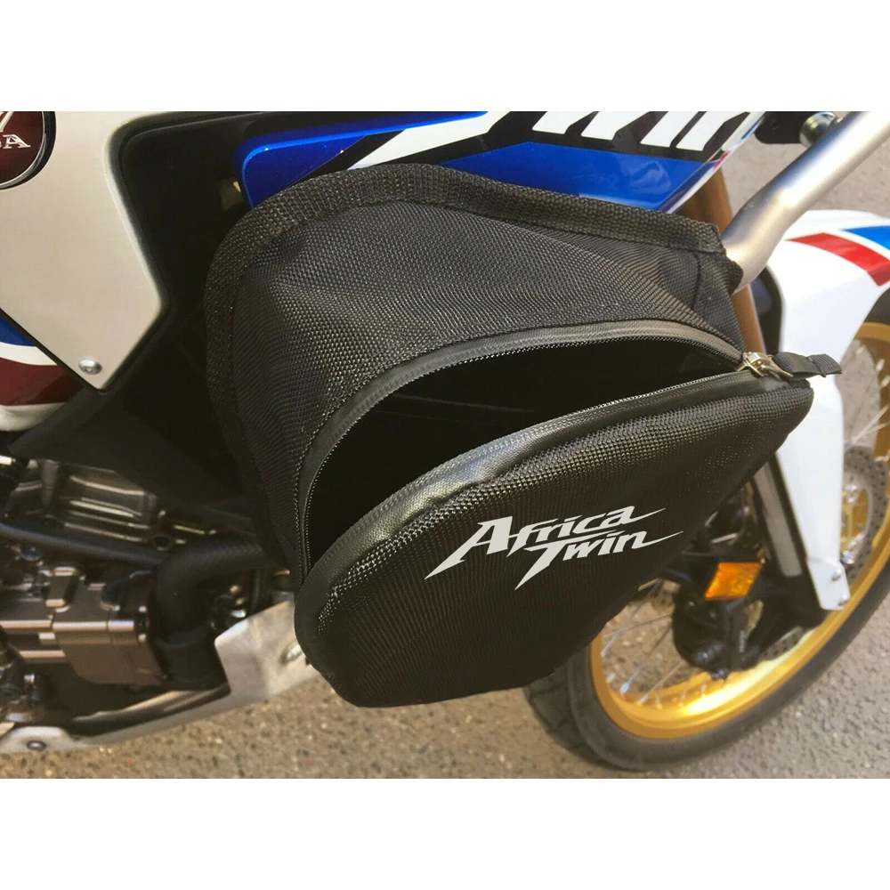 Motorcycle Frame Crash Bar Bags For Honda CRF1100L Africa Twin CRF1000L Adventure Sports Tool Placement Waterproof Bag