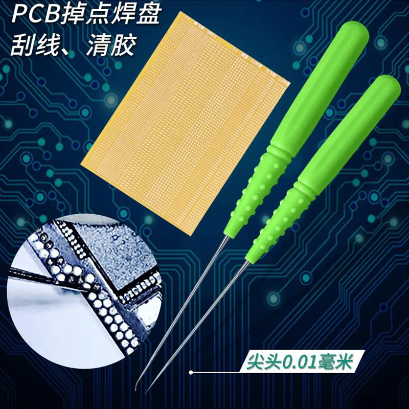 

BST-66 Soldering Lugs + Needle Welding Repairing Tools Set Solder Piece Rework Pad Welding Point for Phones IC Pad Touch BGA PCB