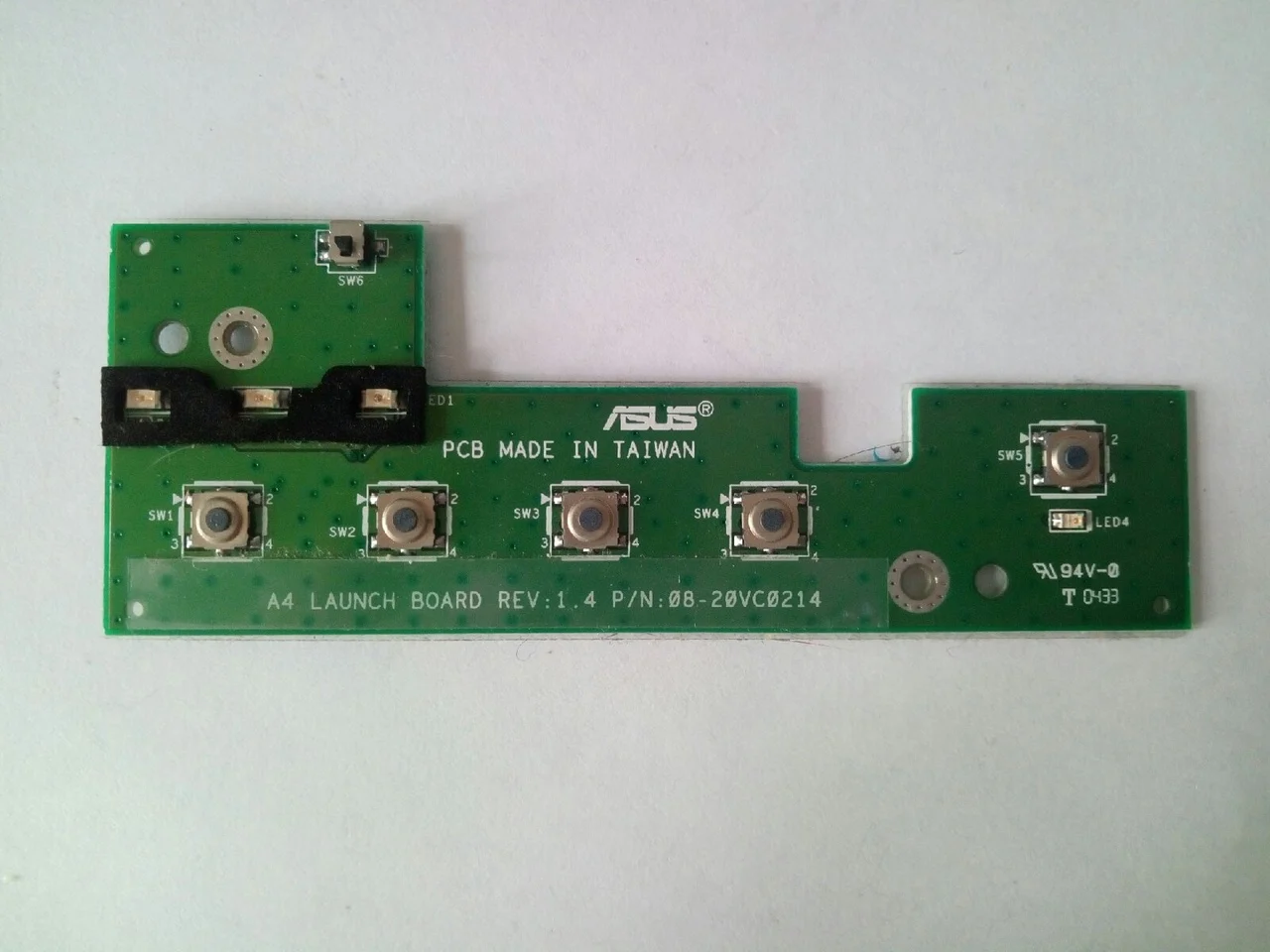 Плата 08-20VC0214 с кнопками от Asus A4000 | Компьютеры и офис