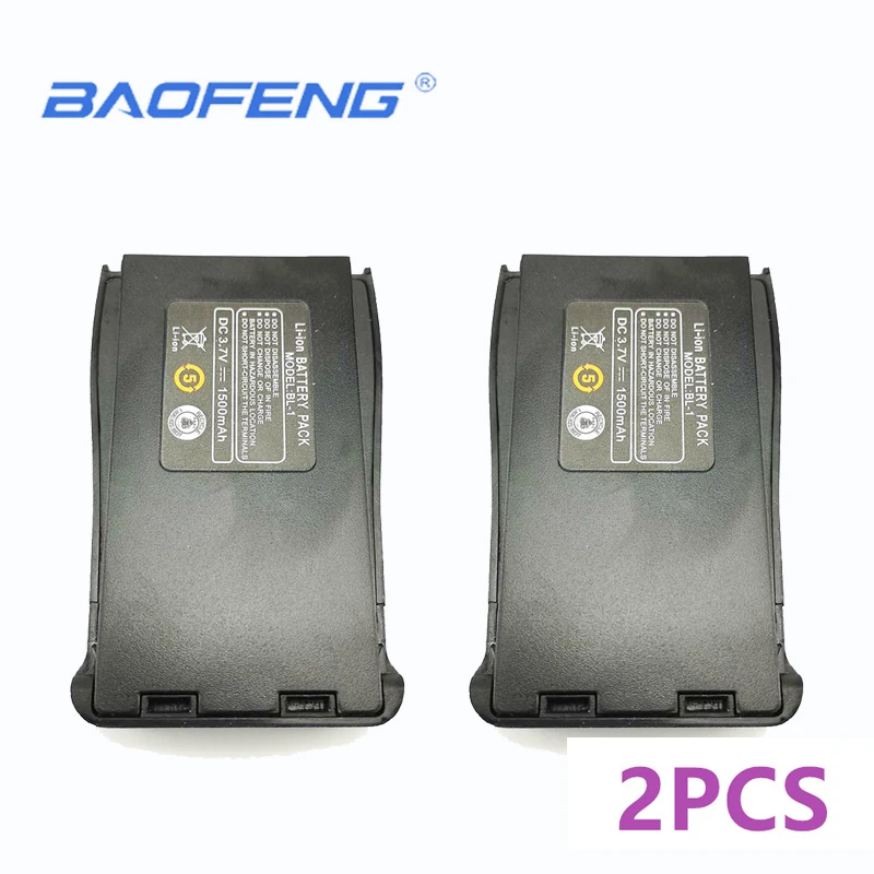 1/2/5 шт. Baofeng BF-888S запасные части DC3.7V Батарея Li-ion1500mAh для Baofeng 888S BF-666S BF-777S BF-999S иди и болтай Walkie Talkie