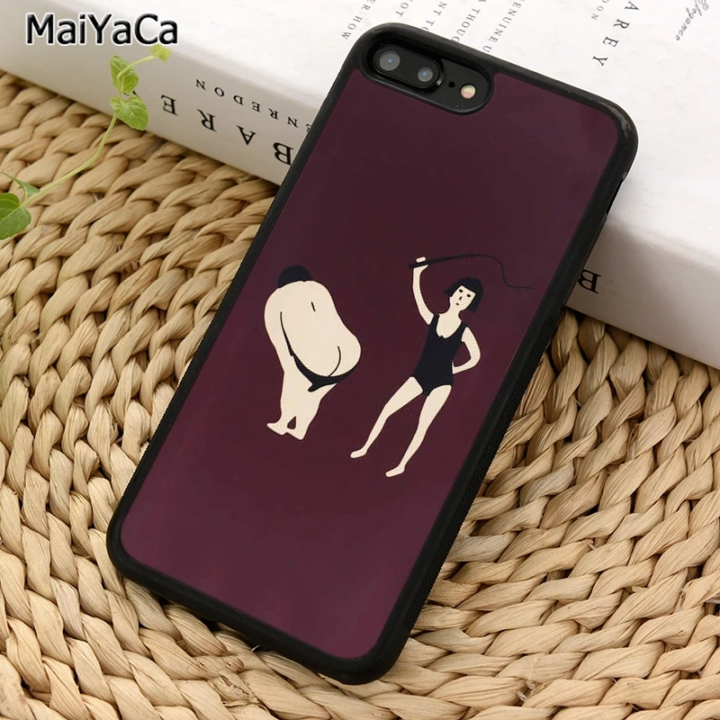 Maiyaca Funny Sexy Girl Cartoon Butt Fart Phone Case For Iphone X Xr Xs 11 12 13 Pro Max 5 6 7 8 