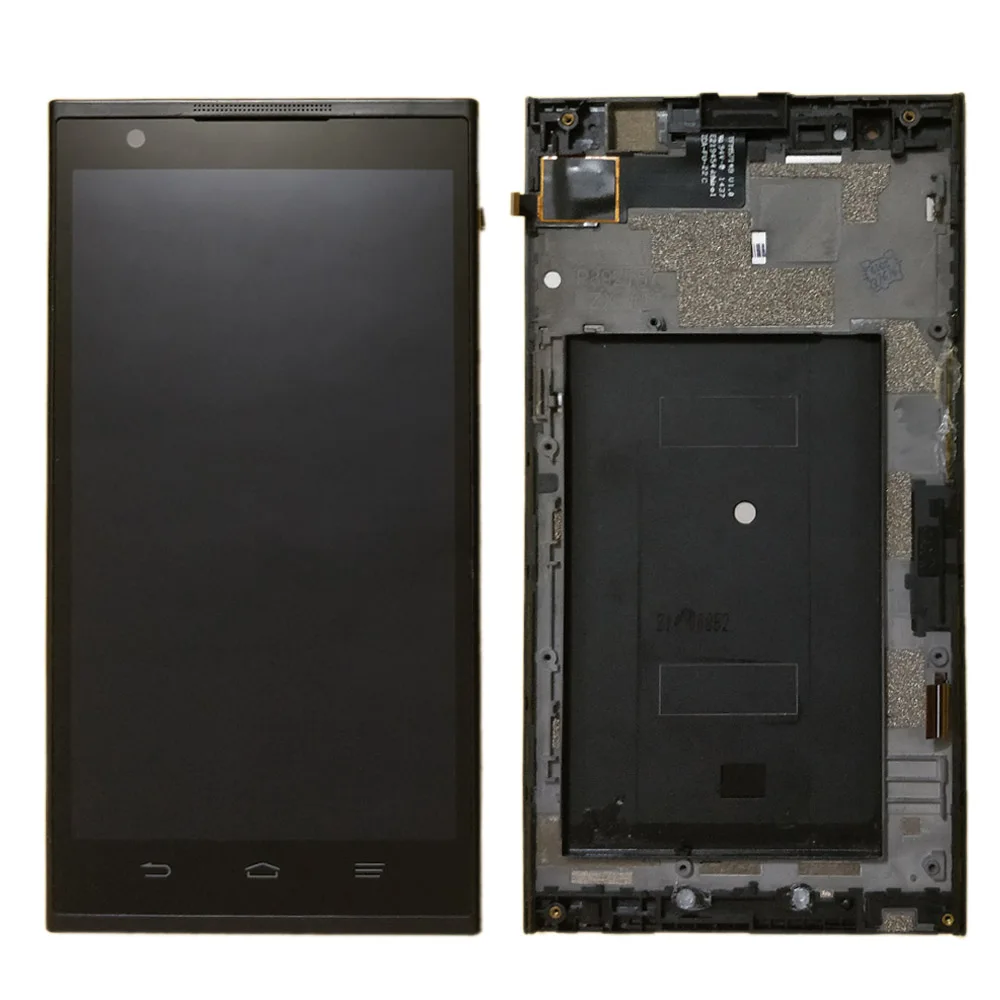 ЖК дисплей для ZTE Zmax Z970 с рамкой стеклянная панель Z max рамка экрана|Экраны