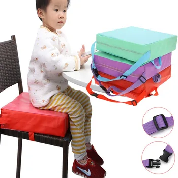 

Soft Children Increased Chair Pads Baby Dining Cushion Adjustable Removable Kids Chair Cushion Booster Cushion Pram Chair Pad