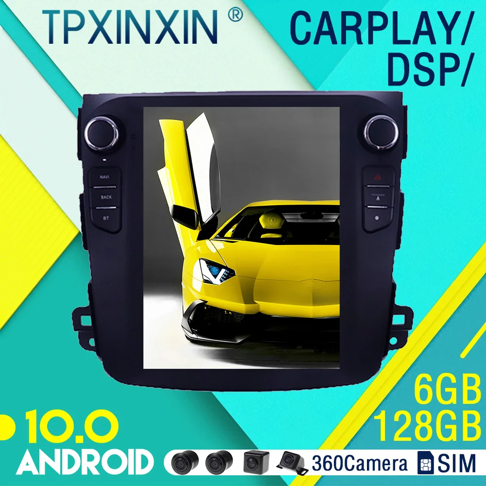 

10.0 For Mitsubishi Outlander 2008 Android Car Stereo Radio with Screen Tesla Radio Player Car GPS Navigation Head Unit
