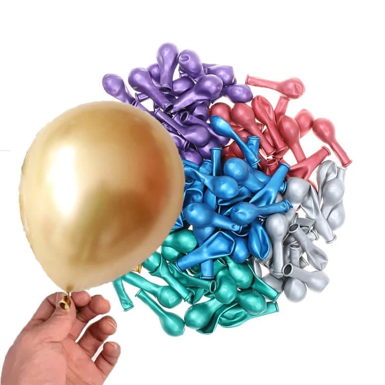 10/20/30Pcs 5inch Balloons Chrome Gold Silver Metalic Latex Balloon Birthday Bridal Baby Shower Party Decor Kids Air Globos Toy |