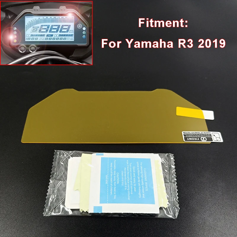 2019 YZF R3 мотоциклетный Спидометр кластер Защита от царапин пленка против синего