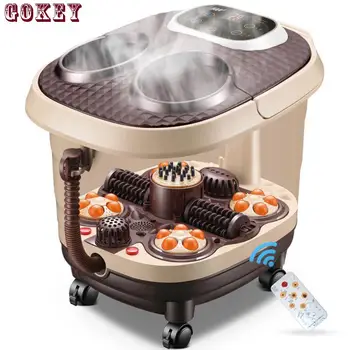

Smoked Foot Bath Full Automatic Electric Heating Washbasin Foot Massage Machine Deep Bucket Foot Bather Home Pedicure Machine