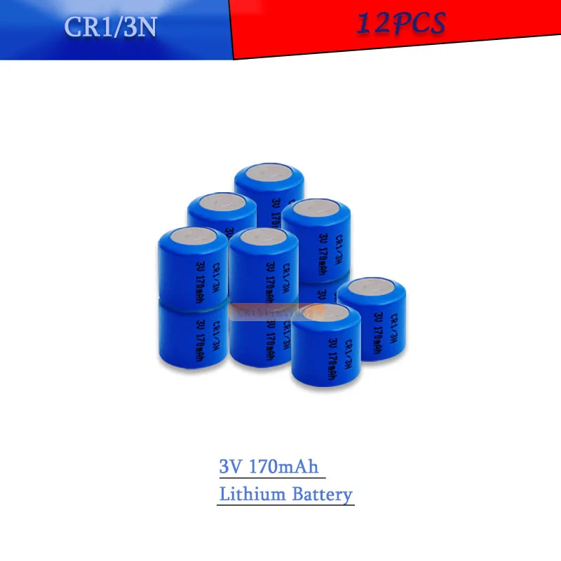 12 шт CR1/3N 3V 170mAh литиевая батарея DL1/3N CR1/3 1/3N CR13N CR13 для микро измерительной камеры