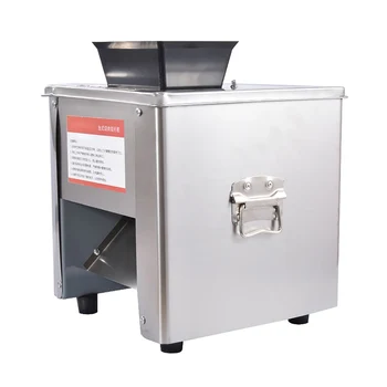 

Commercial Meat Slicer Stainless Steel Fully Automatic 850W Shred Slicer Dicing Machine Electric Vegetable Cutter Grinder