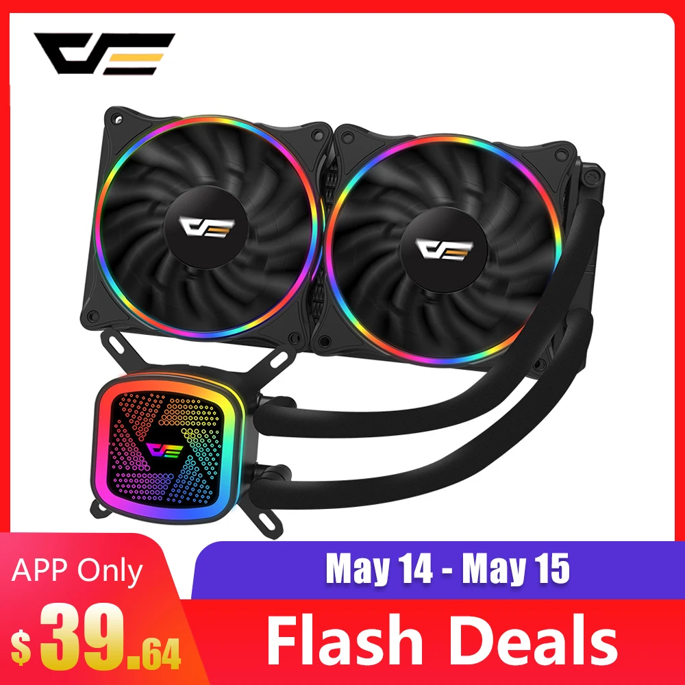 darkFlash PC Case Water Cooling Computer CPU Fan Water Cooler Radiator