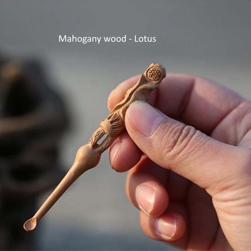 US $59.00 Hand Carving Ebony Mahogany Wooden Gift Highend Ear Wax Cleaner Tool Earpick Handmade Craft Handicraft Ancient Chinese Tradition