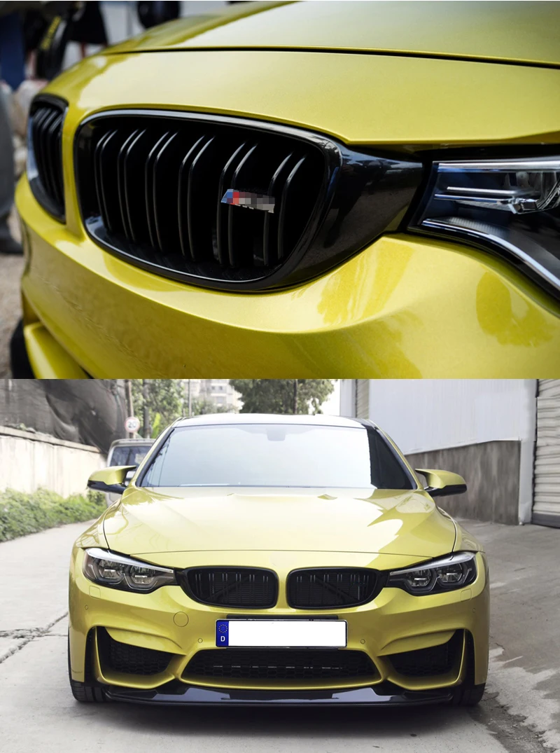 M3 M4 переднего бампера ноздри сетки для BMW серий 4 F32 F33 F36 F80 F82 F83 купе Кабриолет Гран-купе 420i 428i 430i 435i