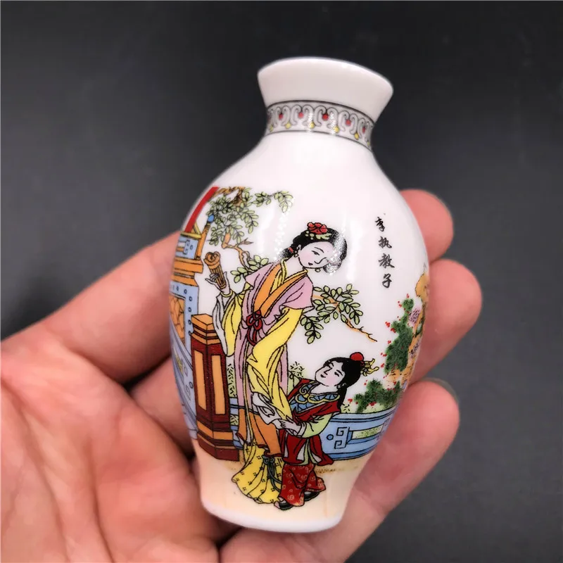 3d Китайский Стиль Керамика ваза холодильник Стикеры s сувенир двенадцать Jinchai горничной Для дома-магниты на холодильник, магнитные Стикеры