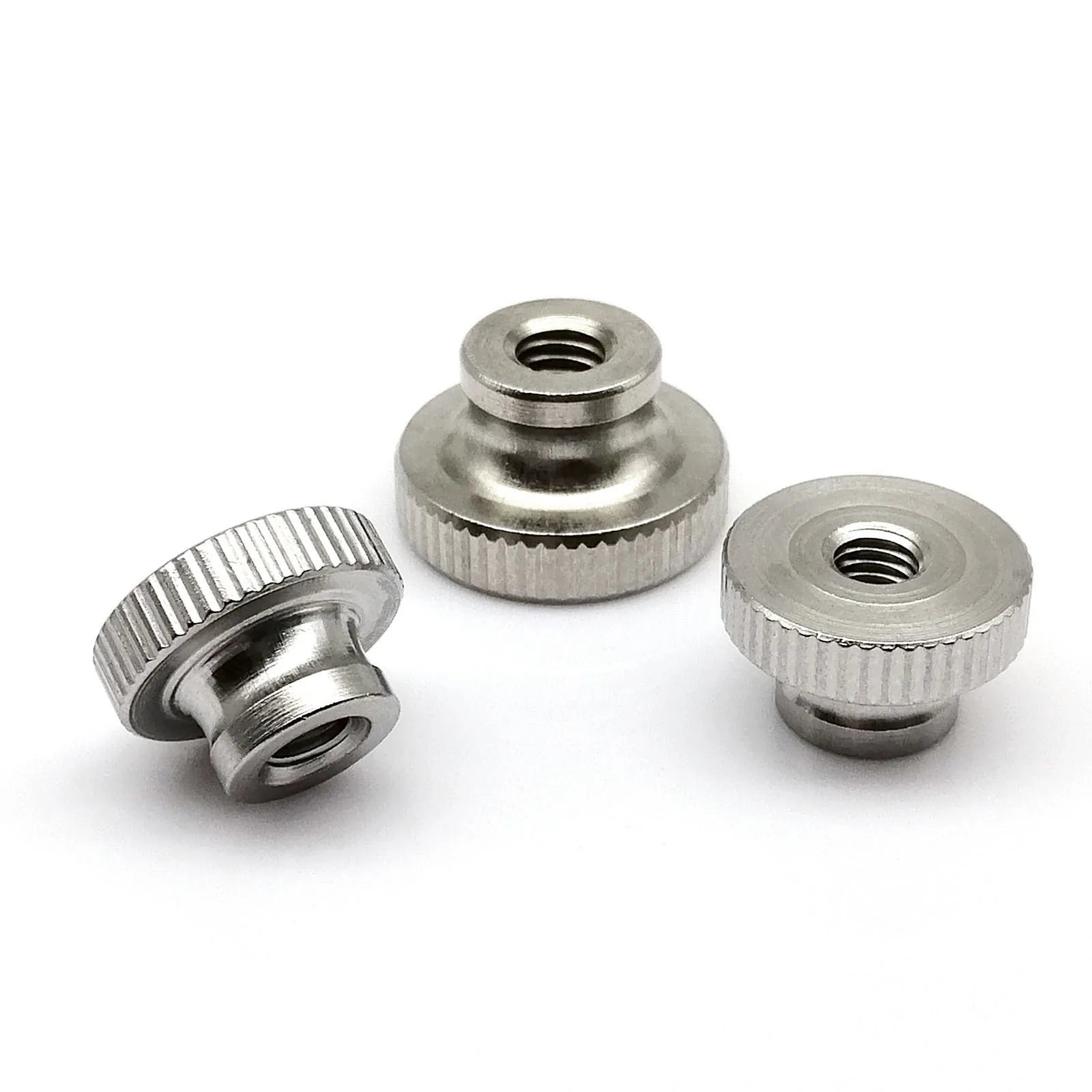 M3 M4 M5 M6 M8 M10 304 A2-70 Stainless Steel GB806 Double Step Adjust Thumb Nut Hand Tighten Thumbnut 3D Printer Curtain Wall