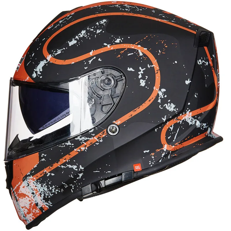 Vcoros T127 полный шлем moto rcycle Винтажный Мужской и женский шлем с двойными линзами Casco moto casco мотоциклетный