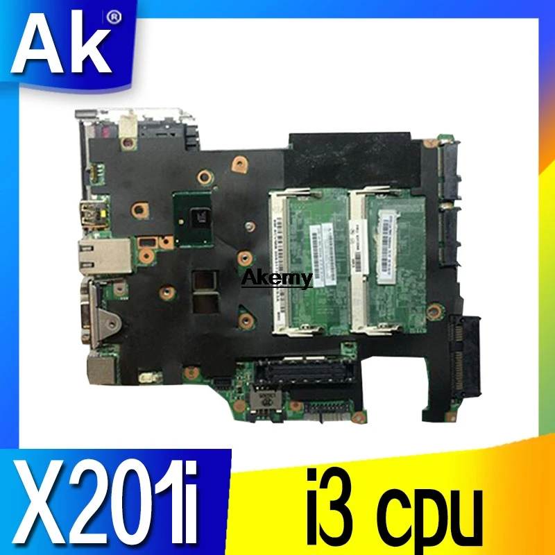 Материнская плата для ноутбука 48.4CV01.031 ThinkPad X201 X201I с процессором I3 QM57 DDR3 полностью протестирована