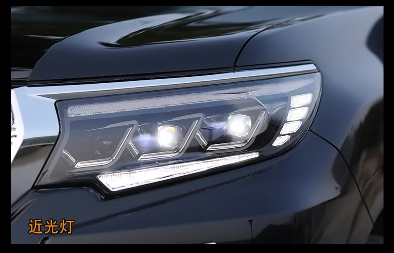 Для Toyota Land Cruiser Prado фары Prado светодиодный фонарь DRL светодиодный автомобильные аксессуары