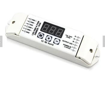 

BC-833 Bincolor 3 channel 12 volt rgb changeable led dmx decoder with CE FCC RoHS