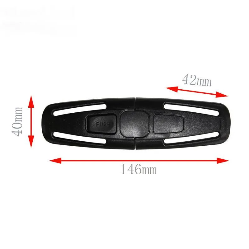 Baby Safety Seat Lock Seat Belt Buckle Adjuster Harness Chest Child Clip Safe Buckle Kid Durable Car Safety Seat Accessories baby stroller accessories box