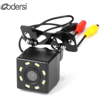 

Waterproof HD Night Vision Car Rear View Camera 170 Wide Angle Reverse Parking Camera Universal LED Auto Backup Monitor CCD