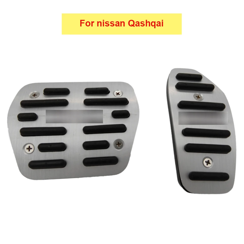 for Qashqai 1 комплект подставка для ног на педаль колодки Nissan Qashqai X-TRAIL 2013- с логотипом Non-slip ускоритель/Газа/топлива Тормозная педали - Название цвета: for Qashqai